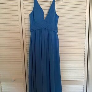 Azazie Blue Jay Maxi Dress